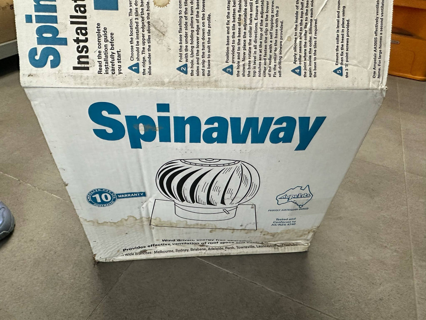 Spinaway - Domestic Ventilator - SHALE GREY (1 ONLY)