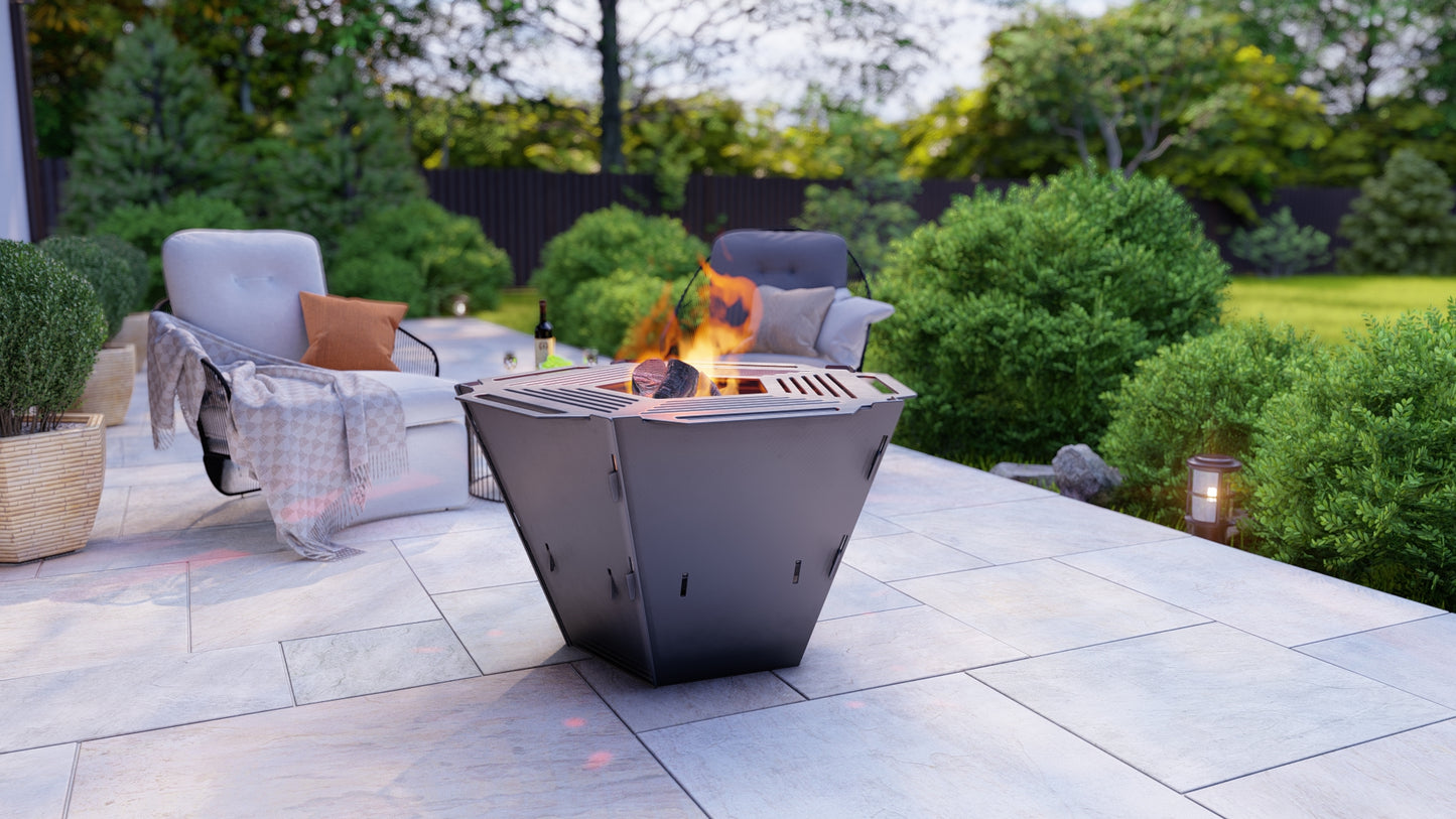 ArkuFlame Fire Pit & BBQ Grill