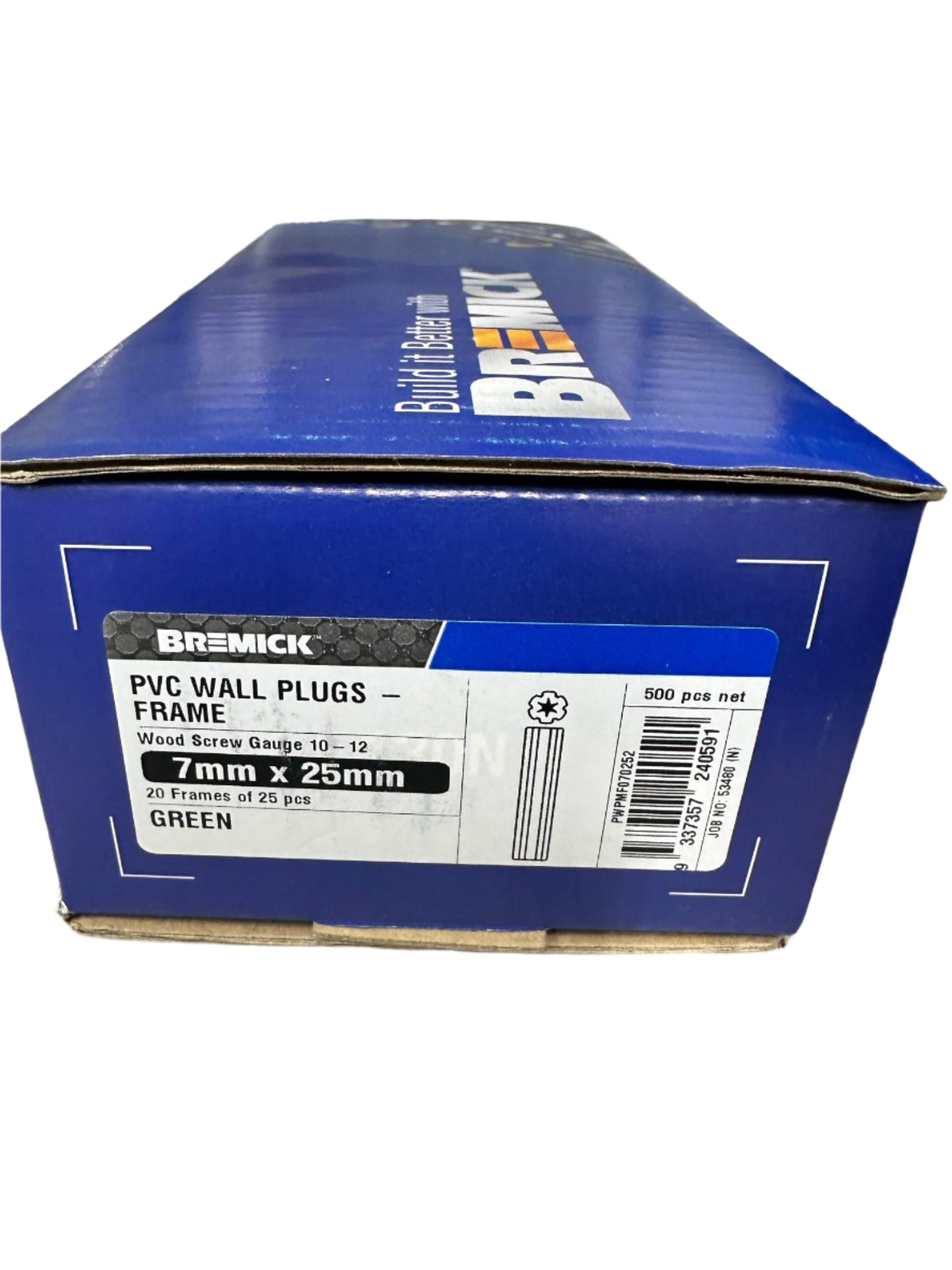 Bremick Nylon Anchors (GREEN) - QTY 500