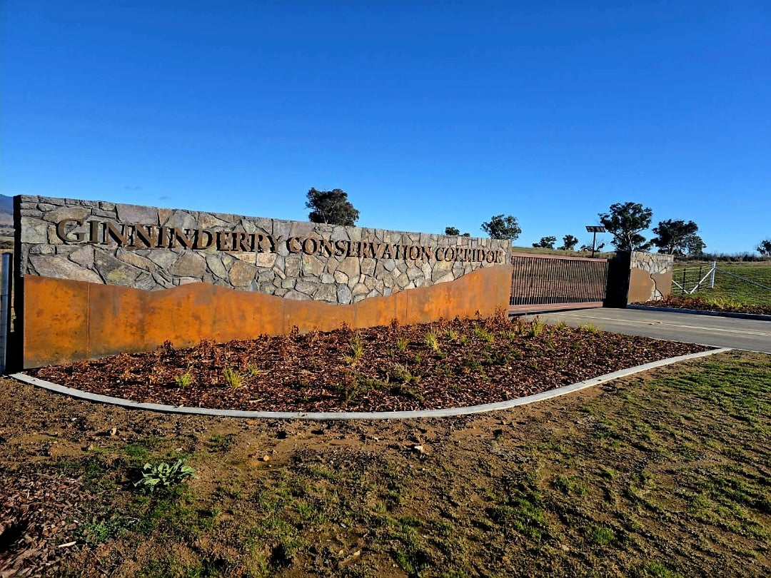 Blending Design with Landscape: Corten Signage at the Ginninderry Conservation Corridor