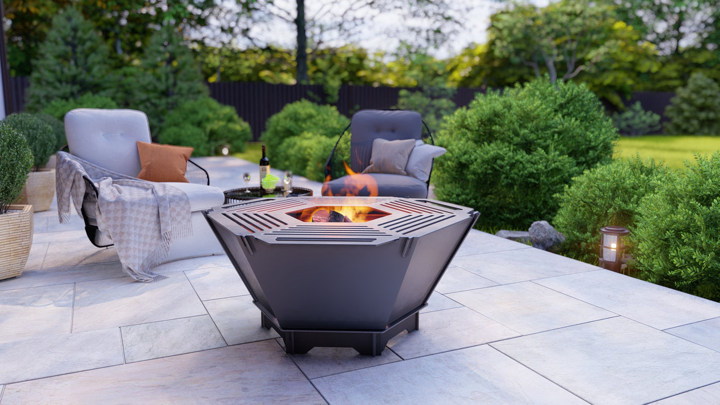 ArkuFlame Fire Pit & BBQ Grill